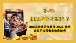 娛樂城會不會騙人？用玩家故事帶你看懂 2026 最新娛樂城詐騙手法與安全檢查技巧
