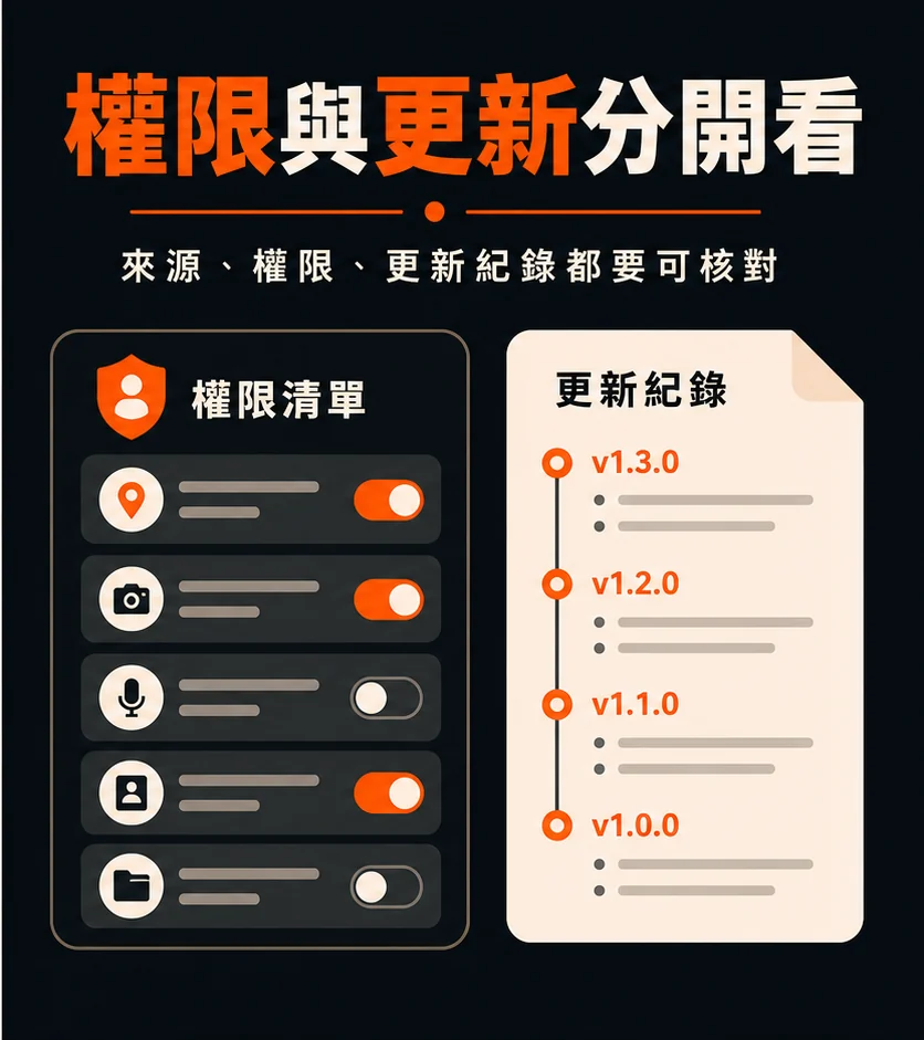 安裝 App 前怎麼看權限與更新來源？官方管道、系統提示與資料存取的查核方式的查核與停止點流程示意